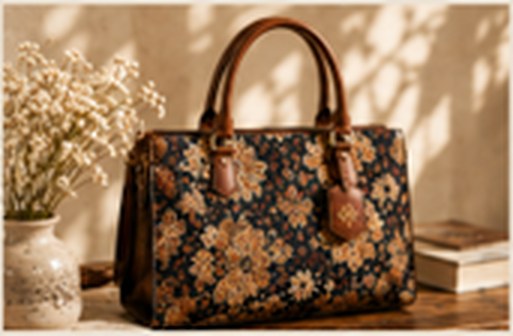 Tas tangan bermotif batik