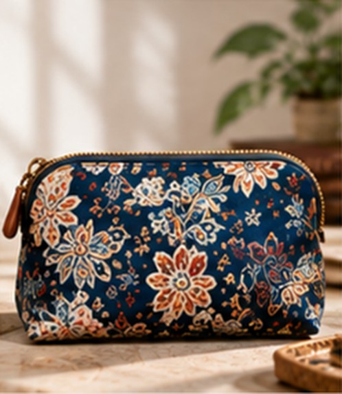 Pouch berbahan kain batik